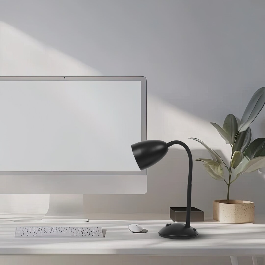 Bordslampa LOGIC 1xE27/60W/230V svart