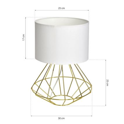 Bordslampa LUPO 1xE27/60W/230V