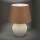 Bordslampa MASAI 1xE27/40W/230V keramik brun/beige