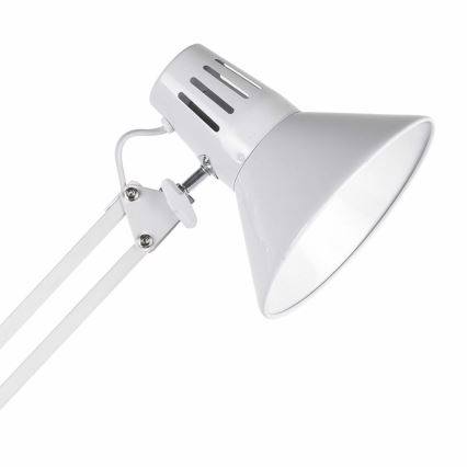 Bordslampa med klämma WORKER 1xE27/10W/230V vit