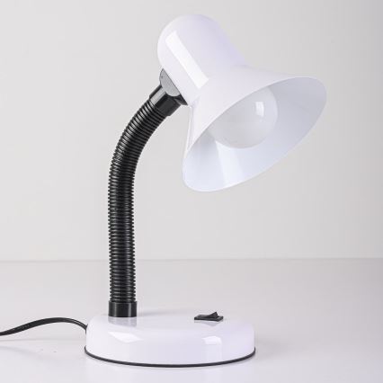 Bordslampa MENTOR 1xE27/15W/230V vit