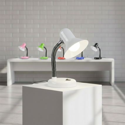 Bordslampa MENTOR 1xE27/15W/230V vit