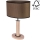 Bordslampa MERCEDES 1xE27/40W/230V 46 cm brun/ek – FSC certifierade