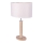 Bordslampa MERCEDES 1xE27/40W/230V 60 cm krämvit/ek
