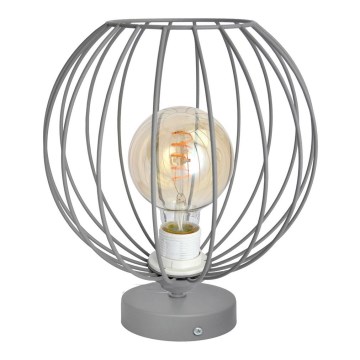 Bordslampa  MERCURE 1xE27/15W/230V grå