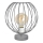 Bordslampa  MERCURE 1xE27/15W/230V grå
