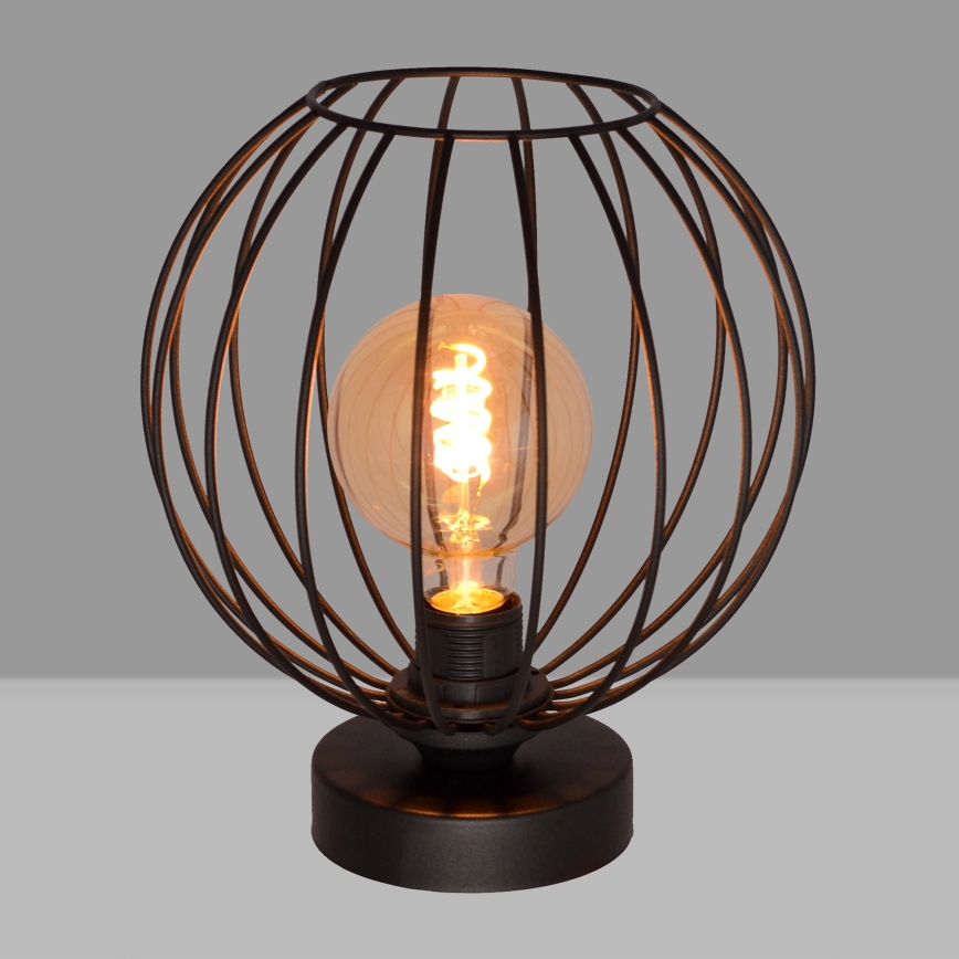 Bordslampa  MERCURE 1xE27/15W/230V svart