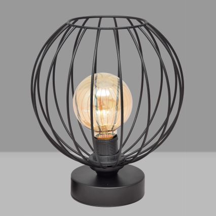 Bordslampa  MERCURE 1xE27/15W/230V svart