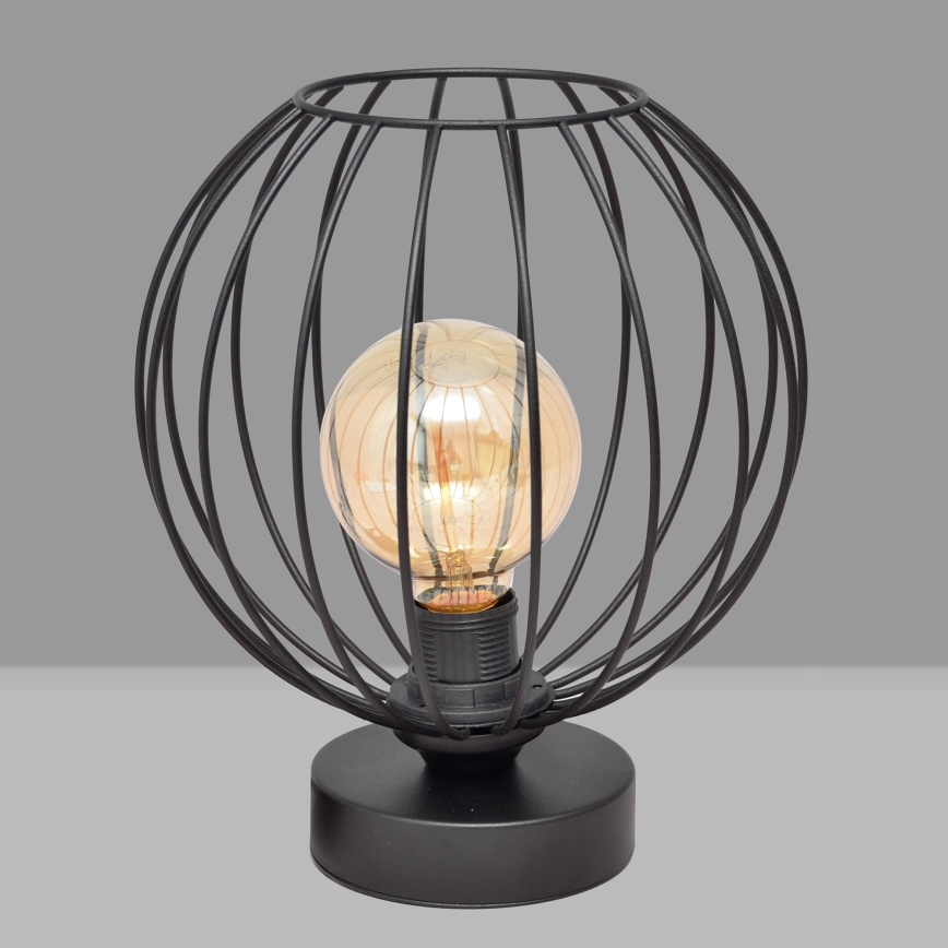 Bordslampa  MERCURE 1xE27/15W/230V svart