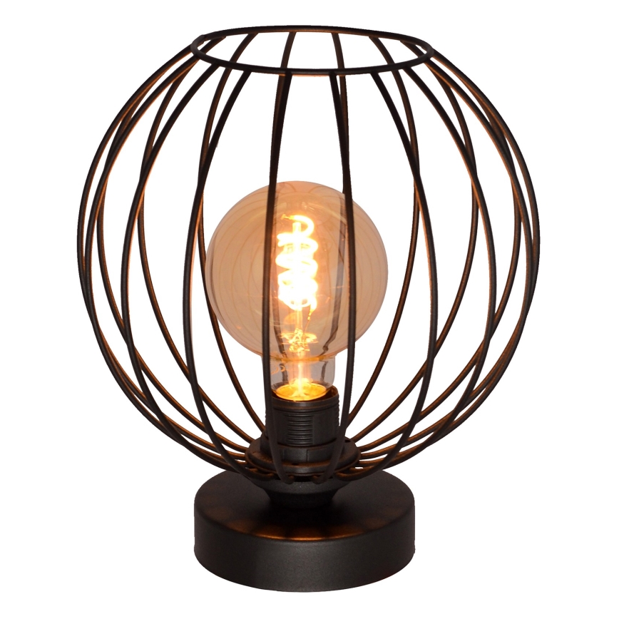 Bordslampa  MERCURE 1xE27/15W/230V svart