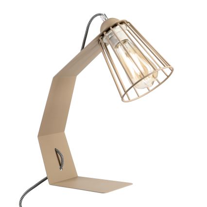 Bordslampa NANDO 1xE27/15W/230V beige