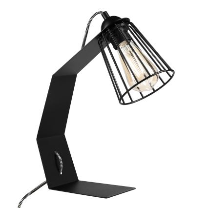 Bordslampa NANDO 1xE27/15W/230V svart