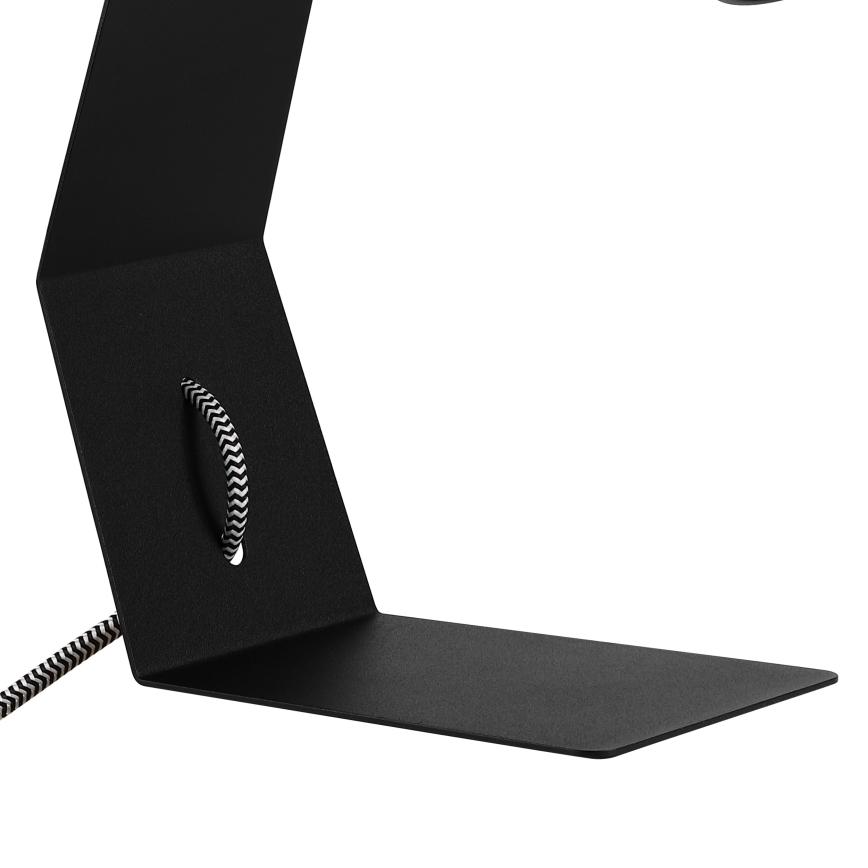 Bordslampa NANDO 1xE27/15W/230V svart