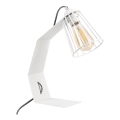 Bordslampa NANDO 1xE27/15W/230V vit