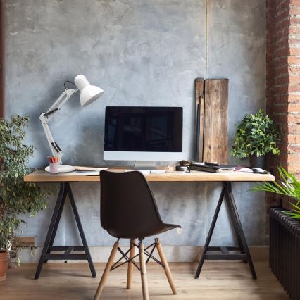 Bordslampa NEXA 1xE27/60W/230V vit