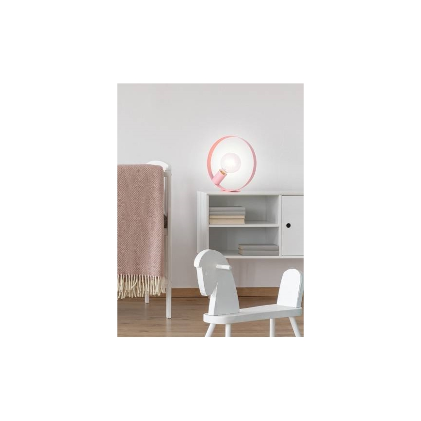 Bordslampa NEXO 1xE27/40W/230V rosa
