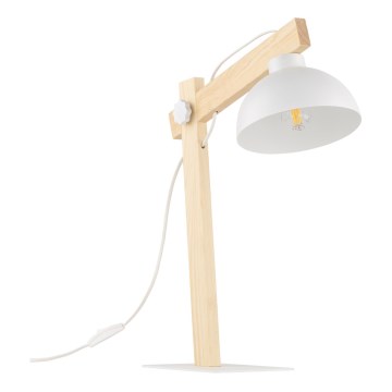 Bordslampa OSLO 1xE27/15W/230V tall/vit