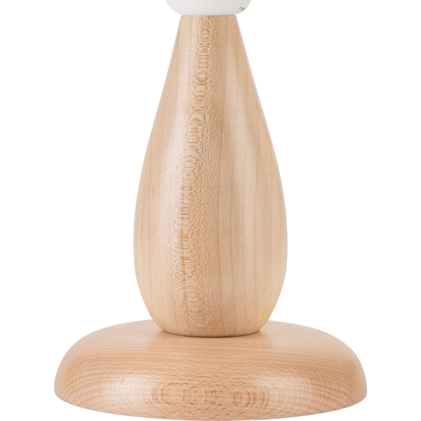 Bordslampa PERA 1xE27/60W/230V beige/bok