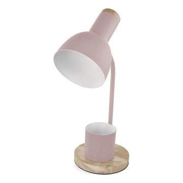Bordslampa POPPY 1xE27/25W/230V rosa