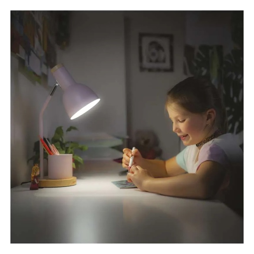 Bordslampa POPPY 1xE27/25W/230V rosa