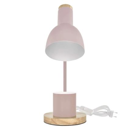 Bordslampa POPPY 1xE27/25W/230V rosa