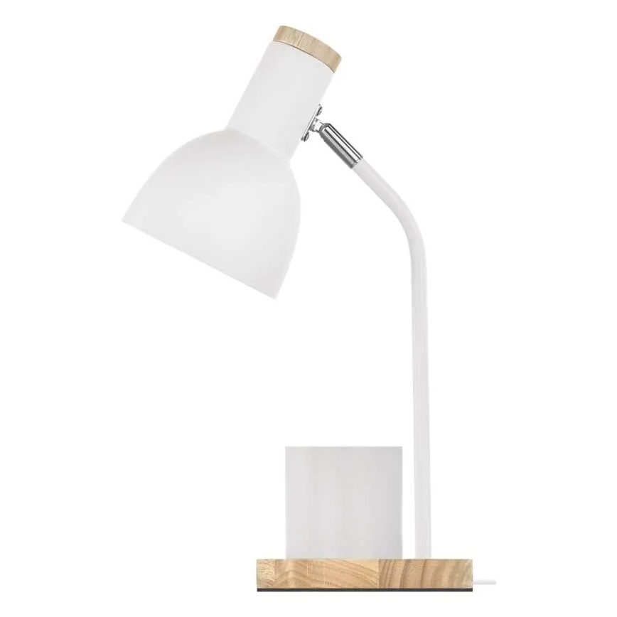 Bordslampa POPPY 1xE27/25W/230V vit