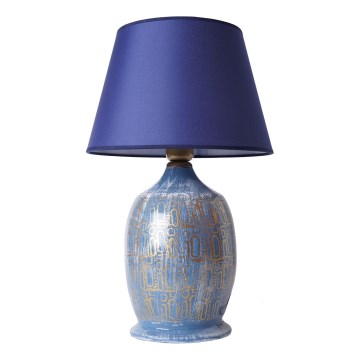 Bordslampa RAMZES 1xE27/40W/230V blå