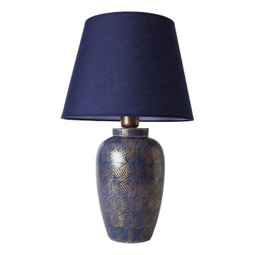 Bordslampa RAMZES 1xE27/40W/230V blå