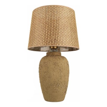Bordslampa RAMZES 1xE27/40W/230V brun
