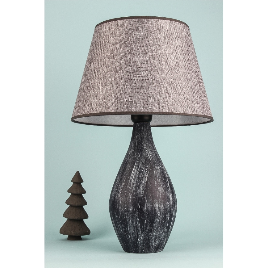 Bordslampa RAMZES 1xE27/40W/230V grå