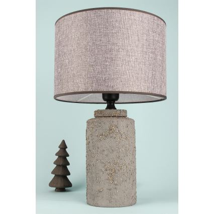 Bordslampa RAMZES 1xE27/40W/230V grå