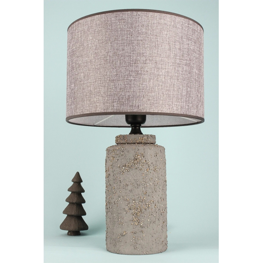 Bordslampa RAMZES 1xE27/40W/230V grå