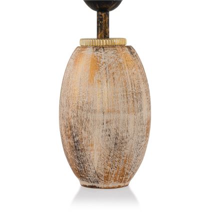 Bordslampa RAMZES 1xE27/40W/230V krämvit/guld