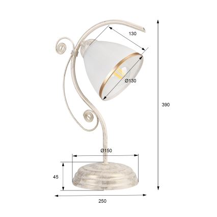Bordslampa RETRO II 1xE27/60W/230V