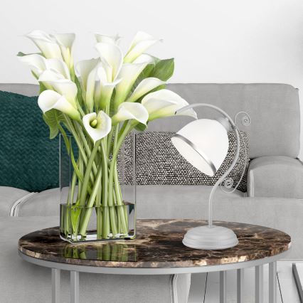 Bordslampa RETRO II 1xE27/60W/230V silver