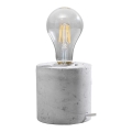 Bordslampa SALGADO 1xE27/15W/230V betong