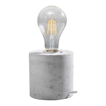 Bordslampa SALGADO 1xE27/15W/230V betong