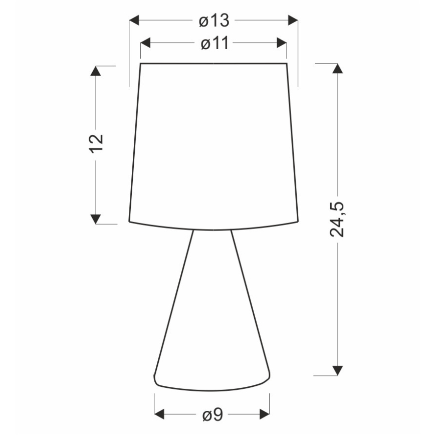 Bordslampa SATTI 1xE14/40W/230V beige