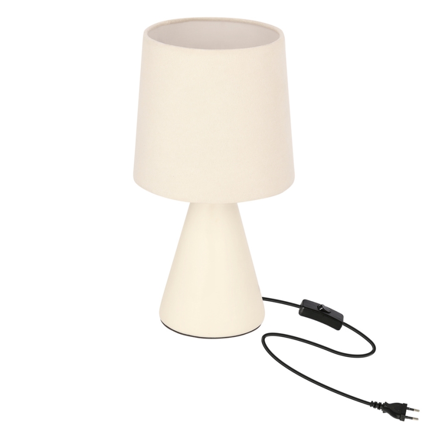 Bordslampa SATTI 1xE14/40W/230V krämfärgad