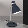 Bordslampa SCHOOL 1xE27/40W/230V svart/matt krom
