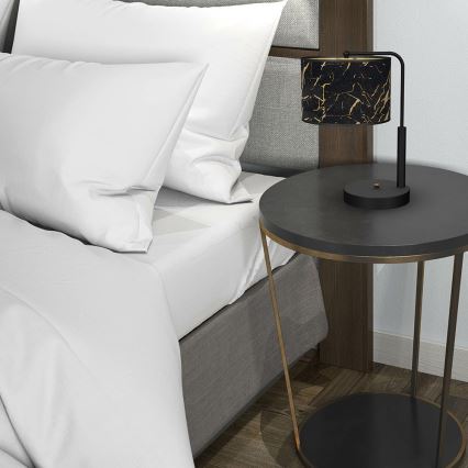 Bordslampa  SENSO 1xE27/60W/230V svart 