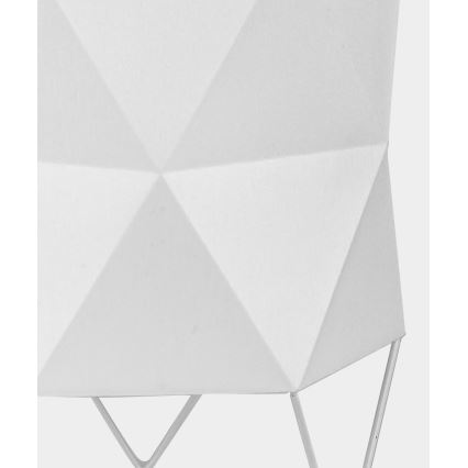 Bordslampa  SIRO 1xE27/15W/230V vit /silver