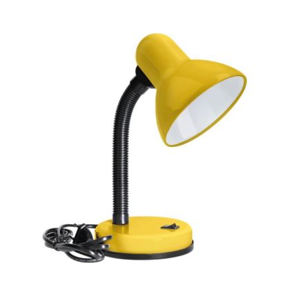 Bordslampa SMIESZEK 1xE27/40W/230V gul