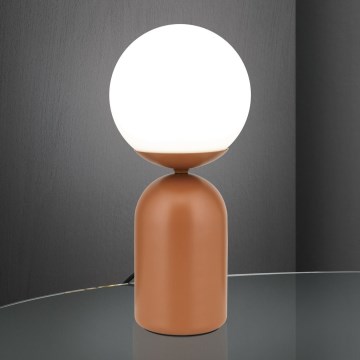 Bordslampa STANLEY 1xE14/25W/230V keramik/brun