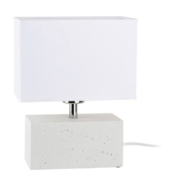 Bordslampa STRONG DOUBLE 1xE27/25W/230V betong