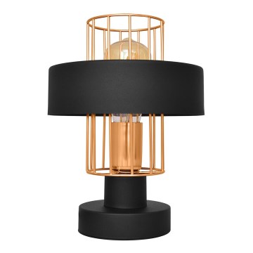 Bordslampa VOLTA 1xE27/15W/230V svart/gyllene