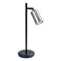 Bordslampa WINX 1xGU10/10W/230V svart/skinande krom