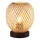 Bordslampa ZANZIBAR 1xE27/20W/230V diameter 18 cm bambu