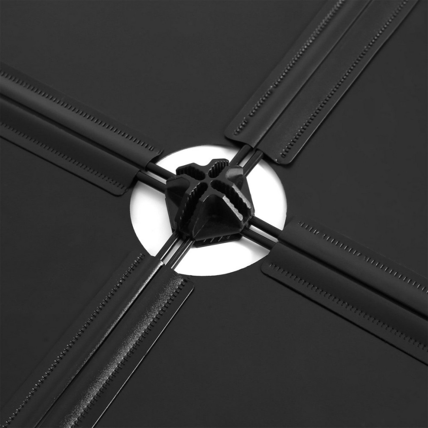 BOXIFY modulärt hyllsystem med lådor, svart