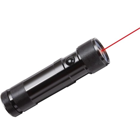 Brennenstuhl - LED ficklampa with a laser pointer LED/3xAAA